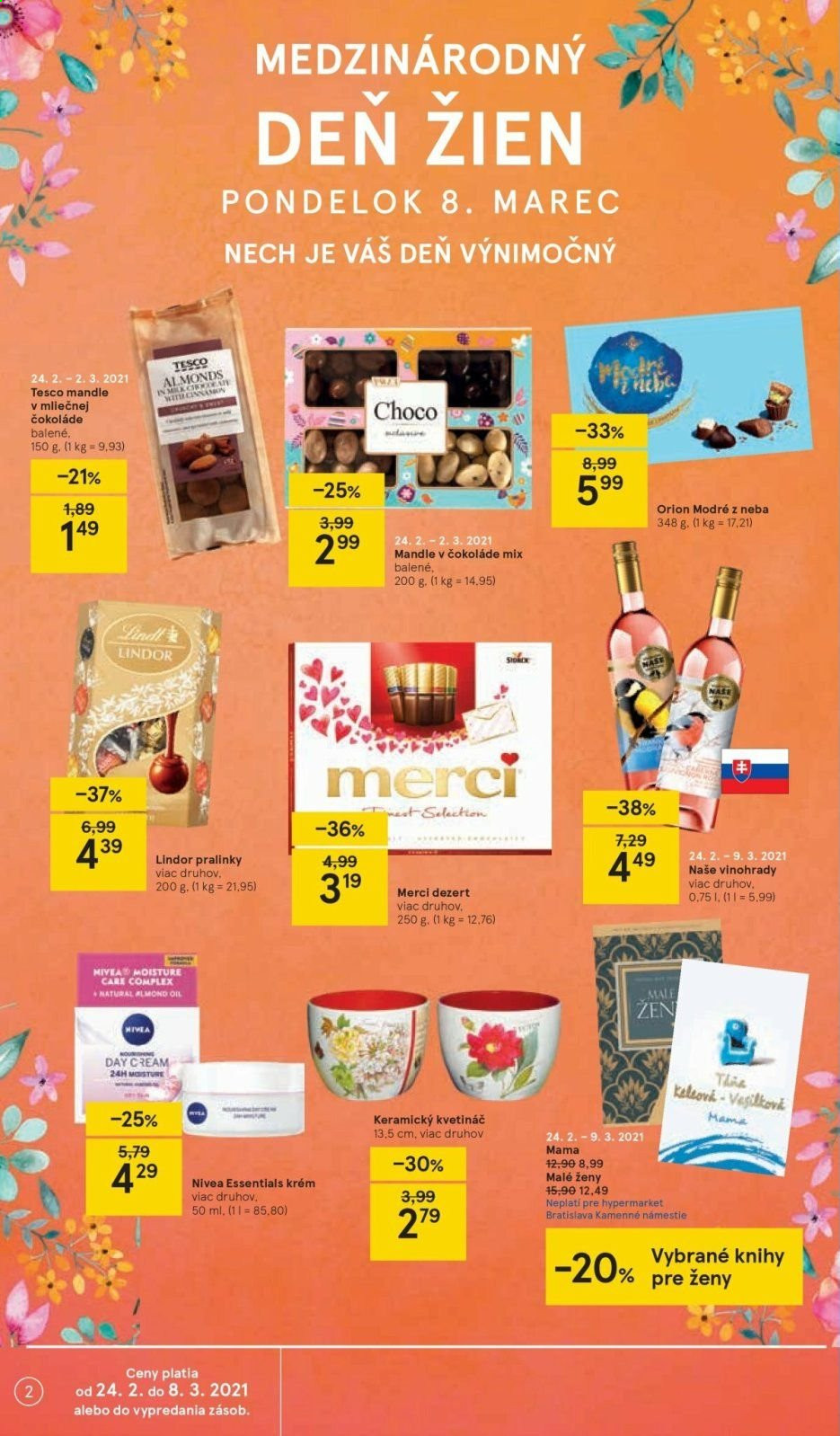 Leták TESCO - 24.2.2021 - 2.3.2021. Strana 2