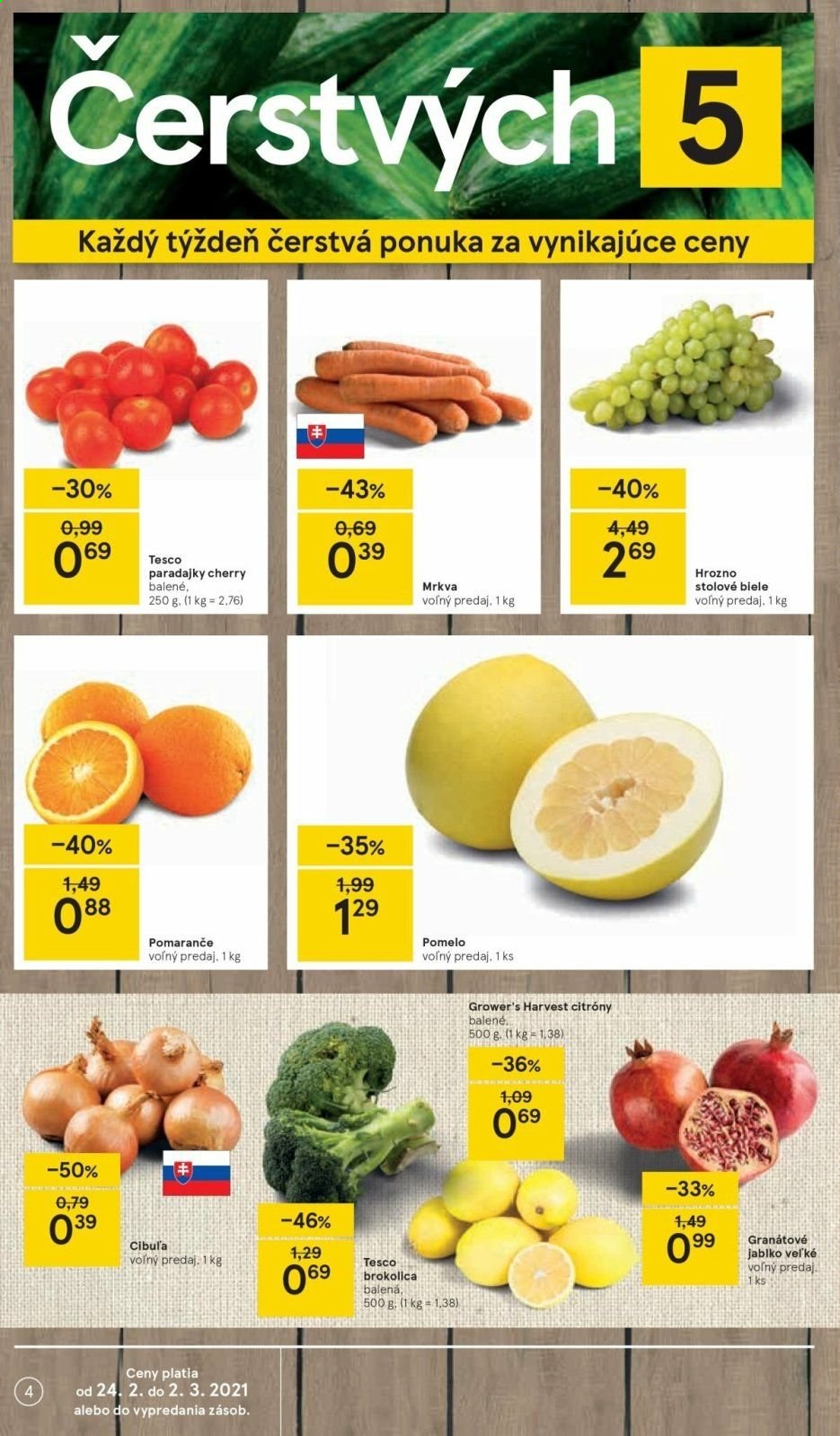 Leták TESCO - 24.2.2021 - 2.3.2021. Strana 4