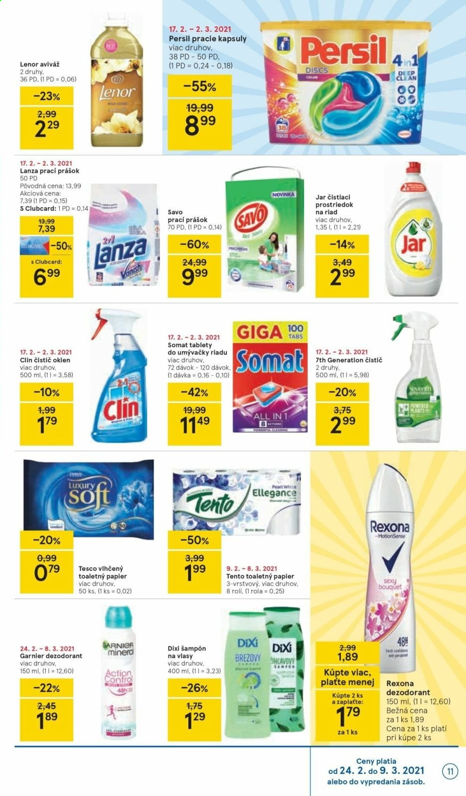 Leták TESCO - 24.2.2021 - 2.3.2021. Strana 11