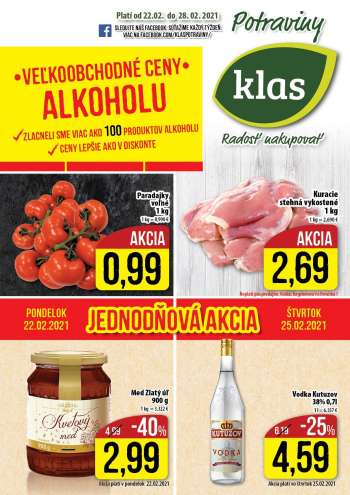 Leták Klas - 22.2.2021 - 28.2.2021.