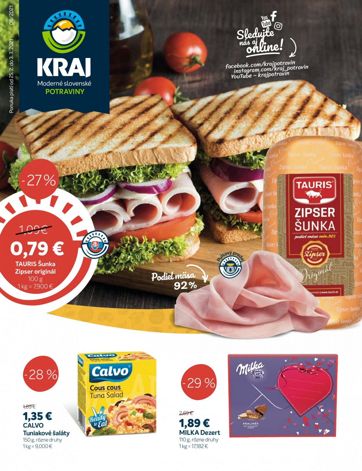 Leták Kraj - 25.2.2021 - 3.3.2021. Strana 1