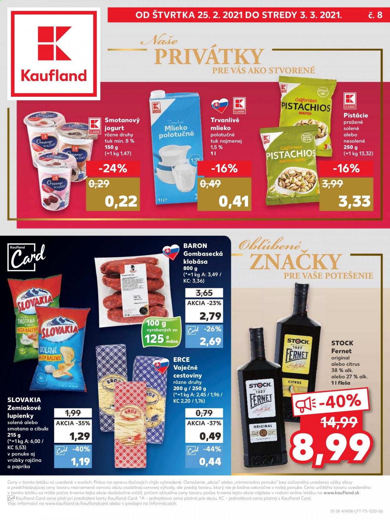 Leták Kaufland - 25.2.2021 - 3.3.2021. Strana 1