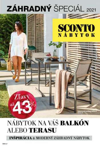 Leták Sconto nábytok.