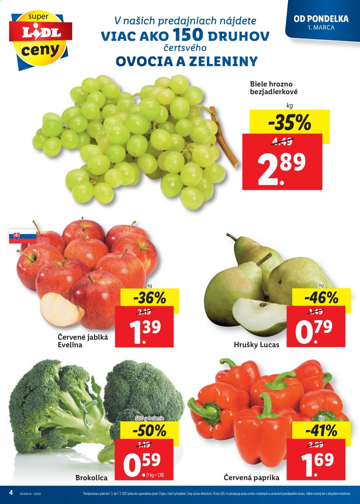 Leták Lidl - 1.3.2021 - 7.3.2021. Strana 4