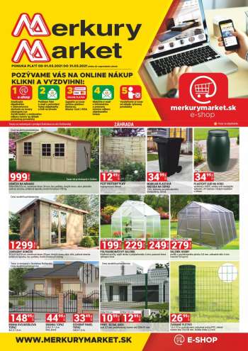 Leták Merkury Market - 1.3.2021 - 31.3.2021.