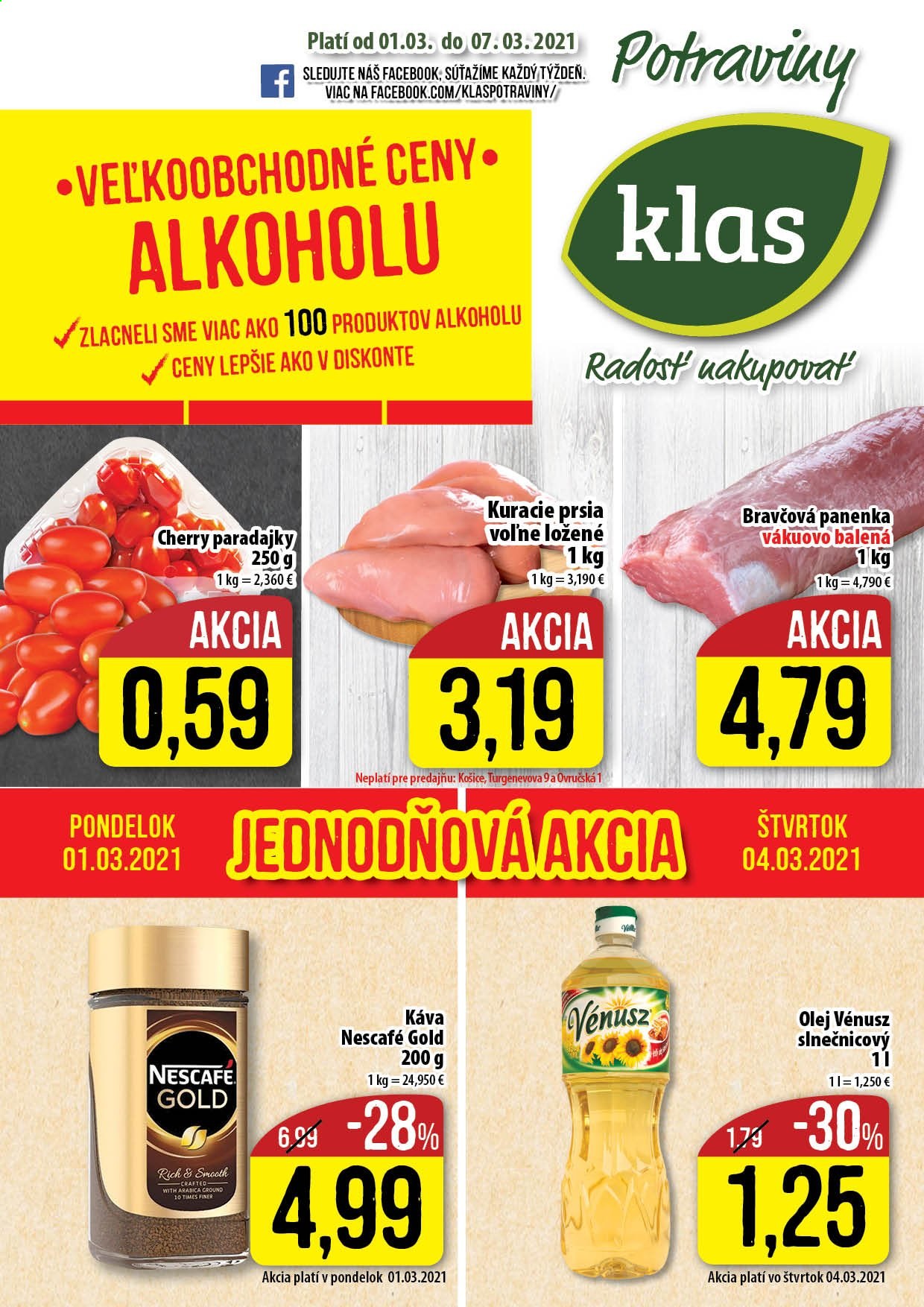 Leták Klas - 1.3.2021 - 7.3.2021. Strana 1