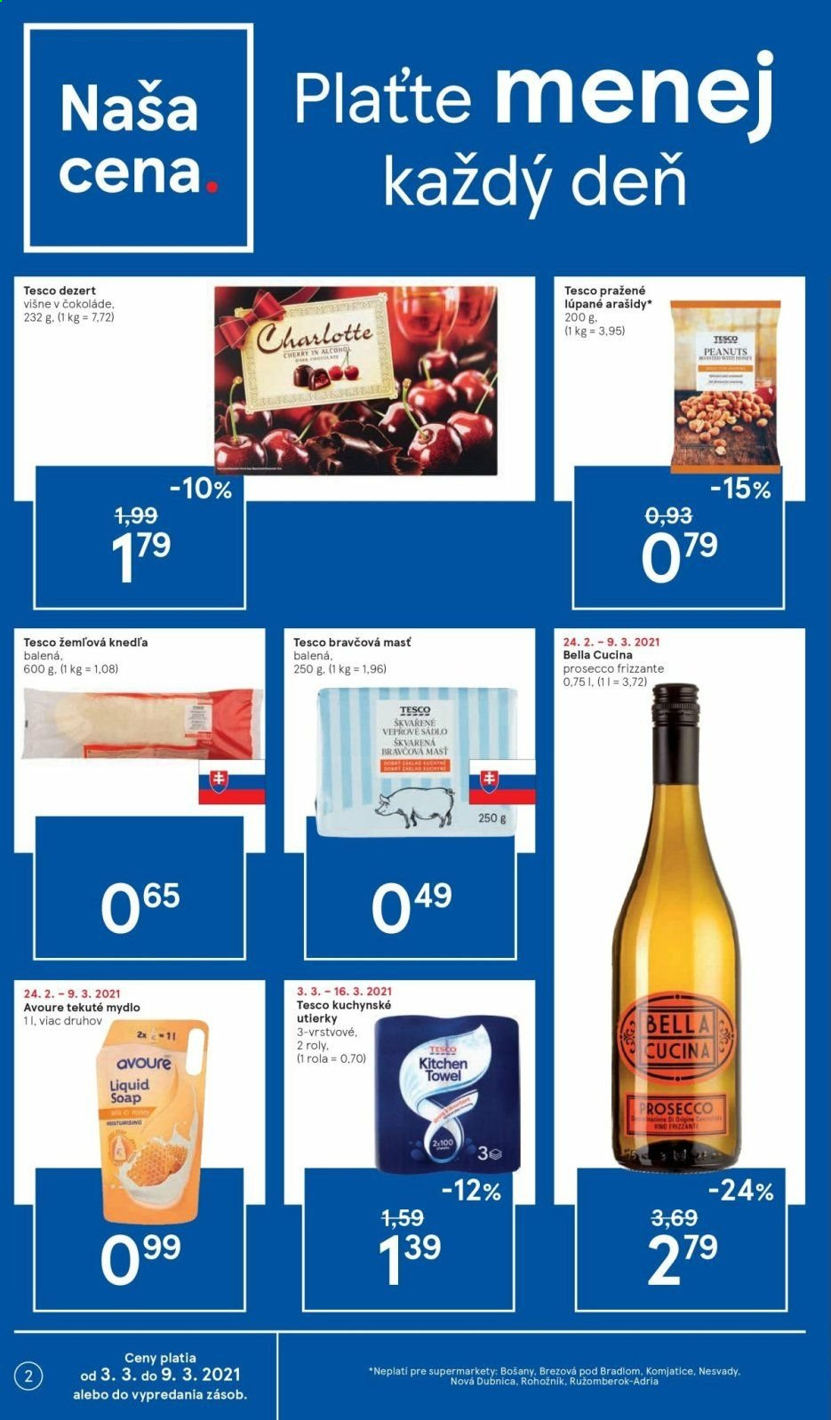 Leták TESCO supermarket - 3.3.2021 - 9.3.2021. Strana 2