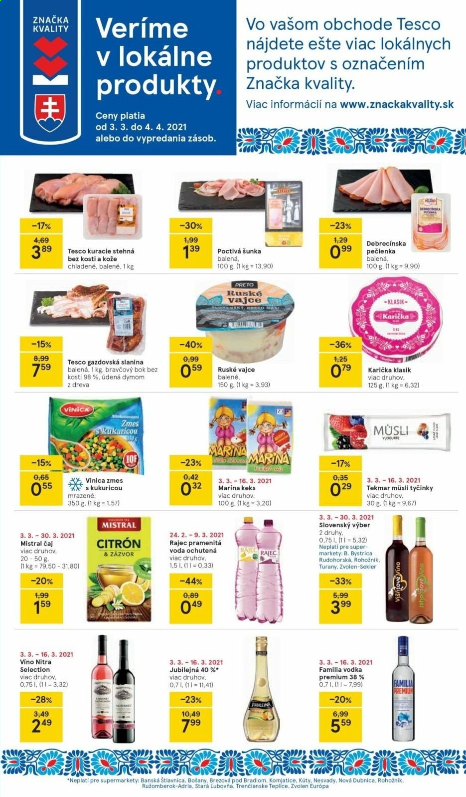 Leták TESCO supermarket - 3.3.2021 - 9.3.2021. Strana 3