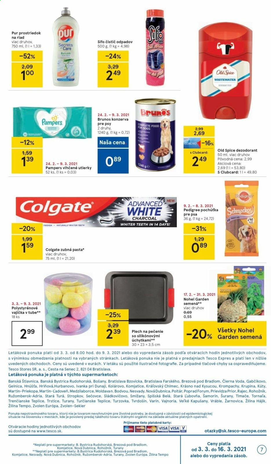 Leták TESCO supermarket - 3.3.2021 - 9.3.2021. Strana 7