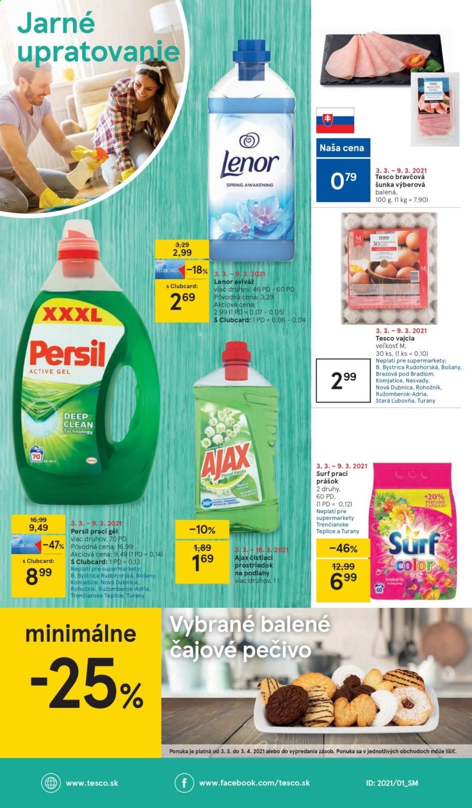 Leták TESCO supermarket - 3.3.2021 - 9.3.2021. Strana 8