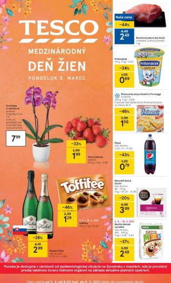 Leták TESCO - 3.3.2021 - 9.3.2021.