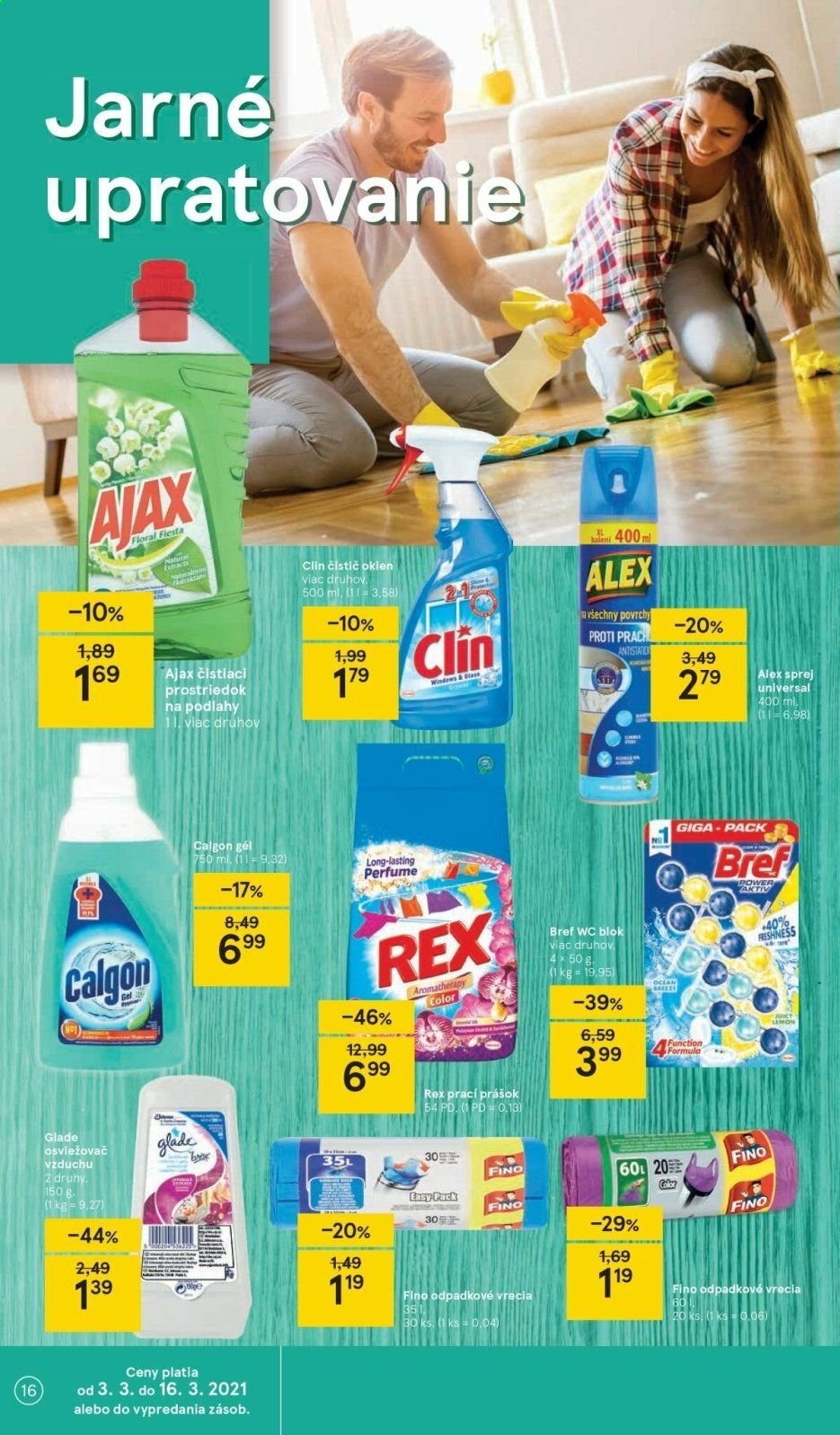 Leták TESCO - 3.3.2021 - 9.3.2021. Strana 16