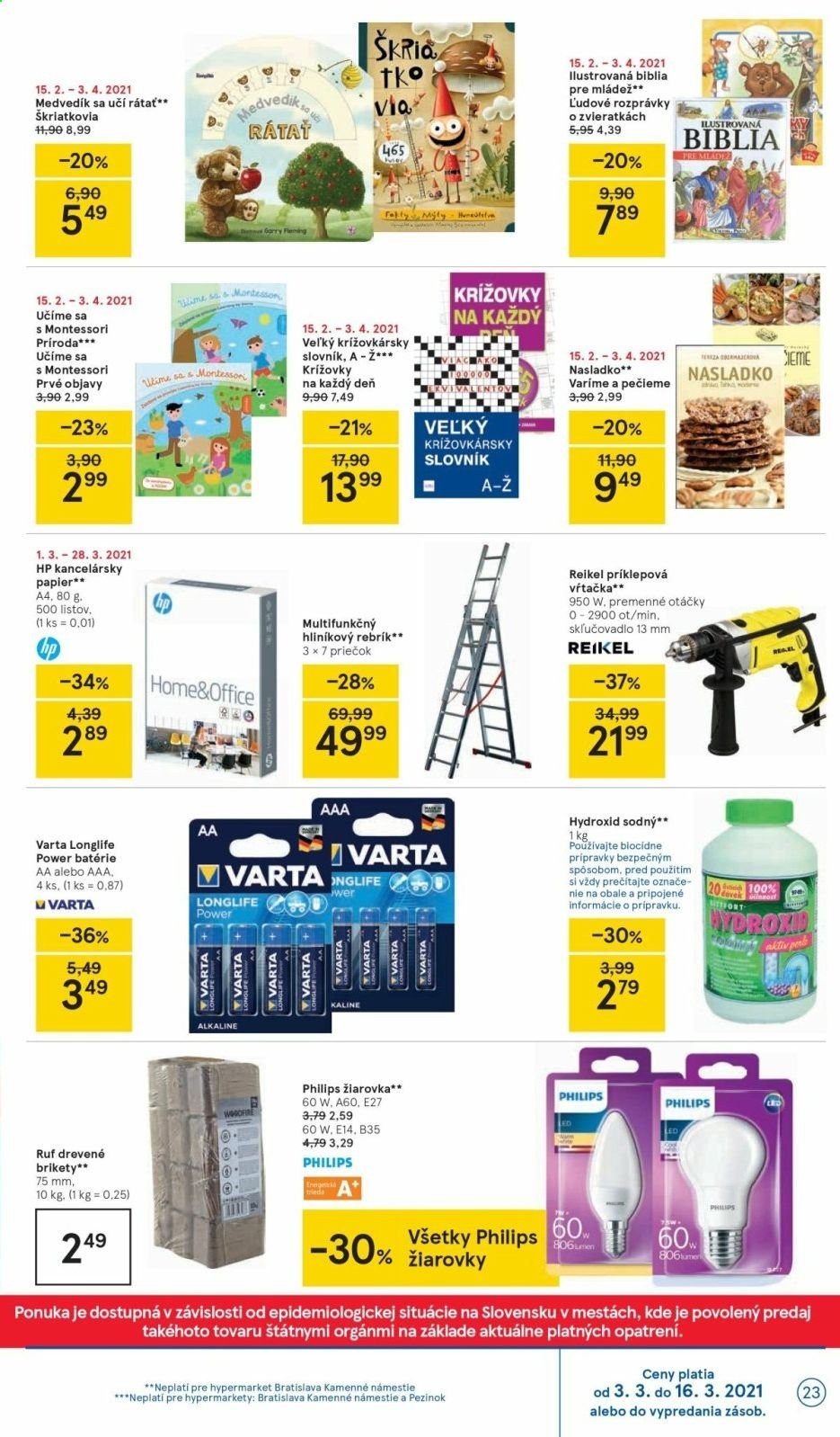 Leták TESCO - 3.3.2021 - 9.3.2021. Strana 23
