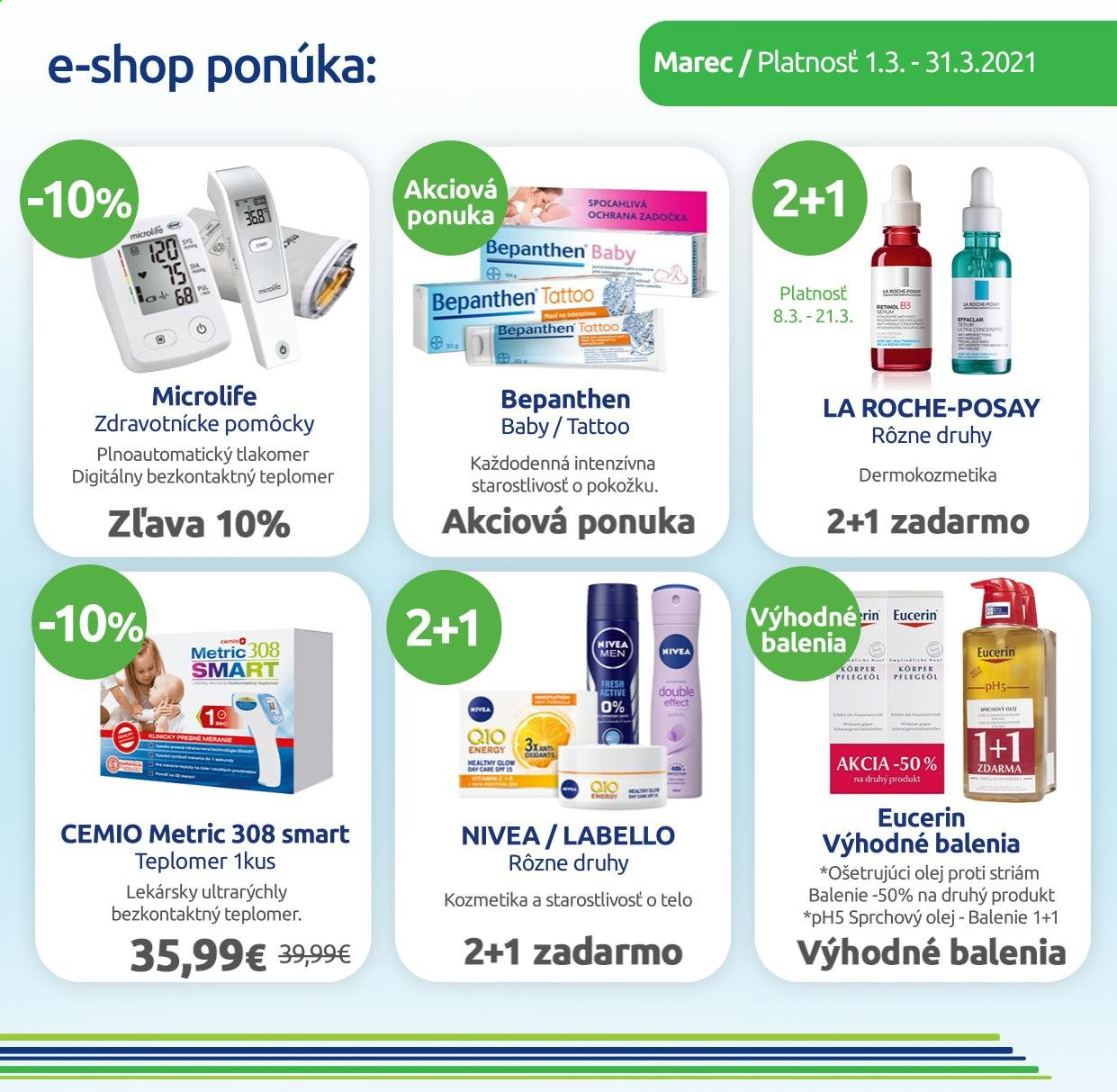 Leták BENU Lekáreň - 1.3.2021 - 31.3.2021. Strana 3
