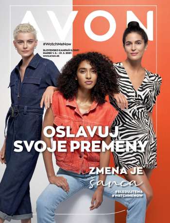 Leták Avon - 1.3.2021 - 31.3.2021.