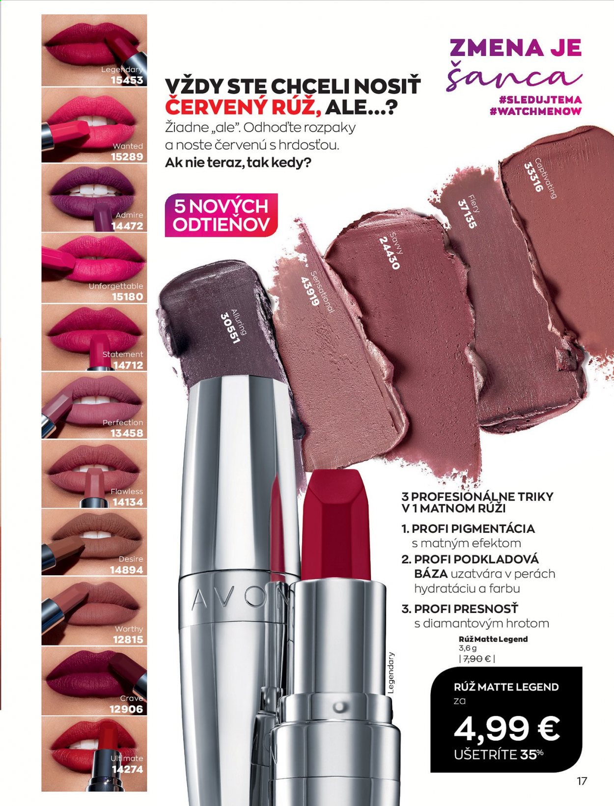Leták Avon - 1.3.2021 - 31.3.2021. Strana 17