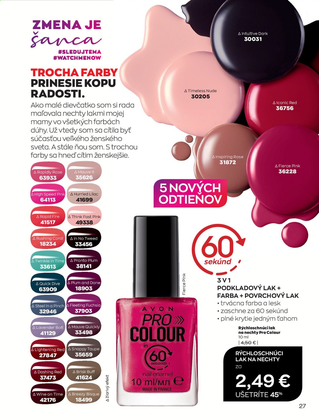 Leták Avon - 1.3.2021 - 31.3.2021. Strana 27