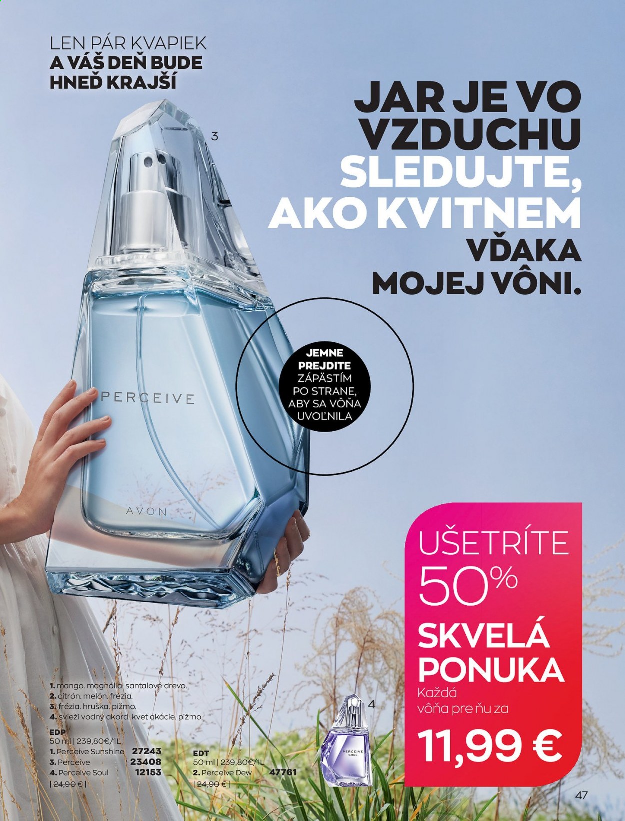 Leták Avon - 1.3.2021 - 31.3.2021. Strana 47