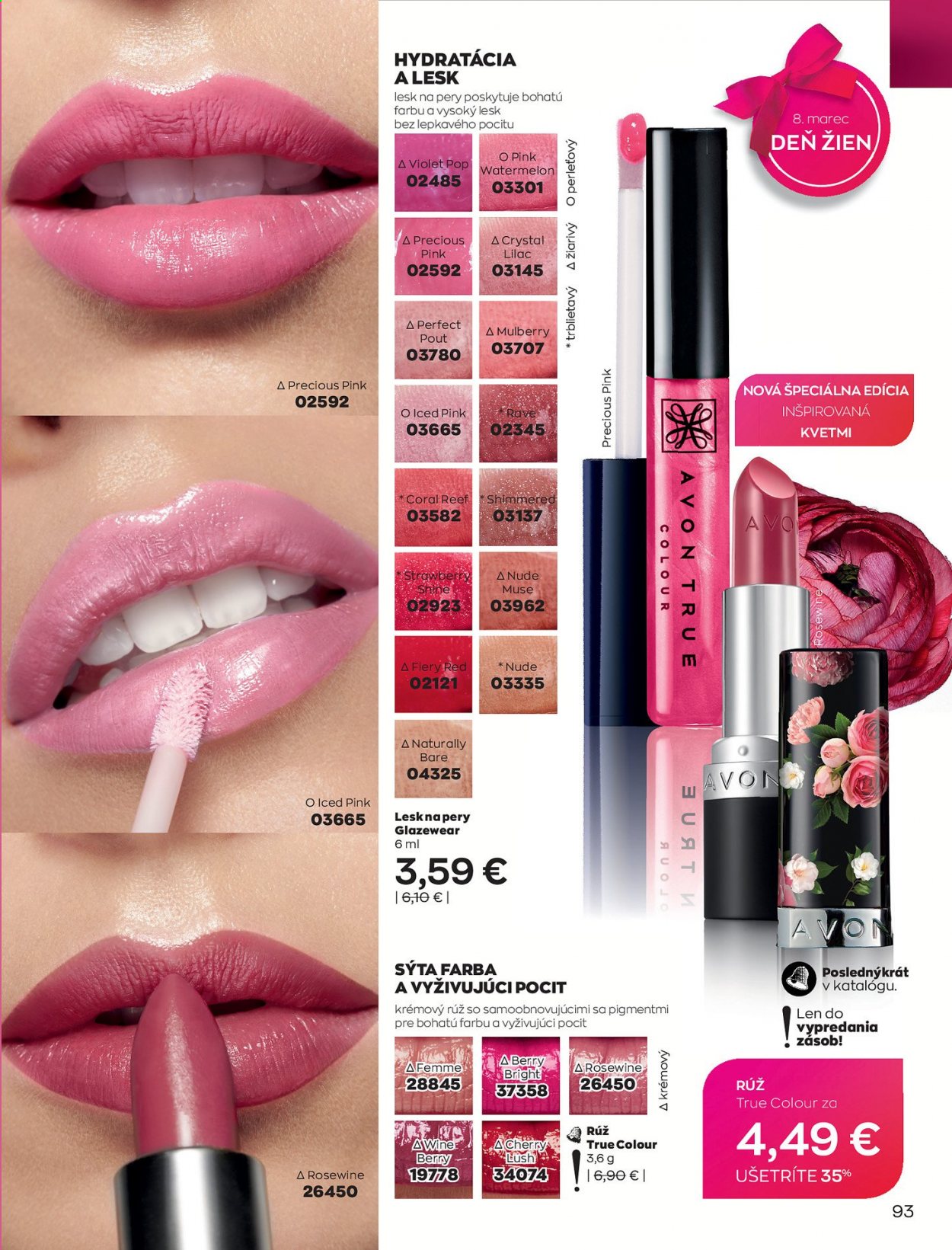 Leták Avon - 1.3.2021 - 31.3.2021. Strana 93