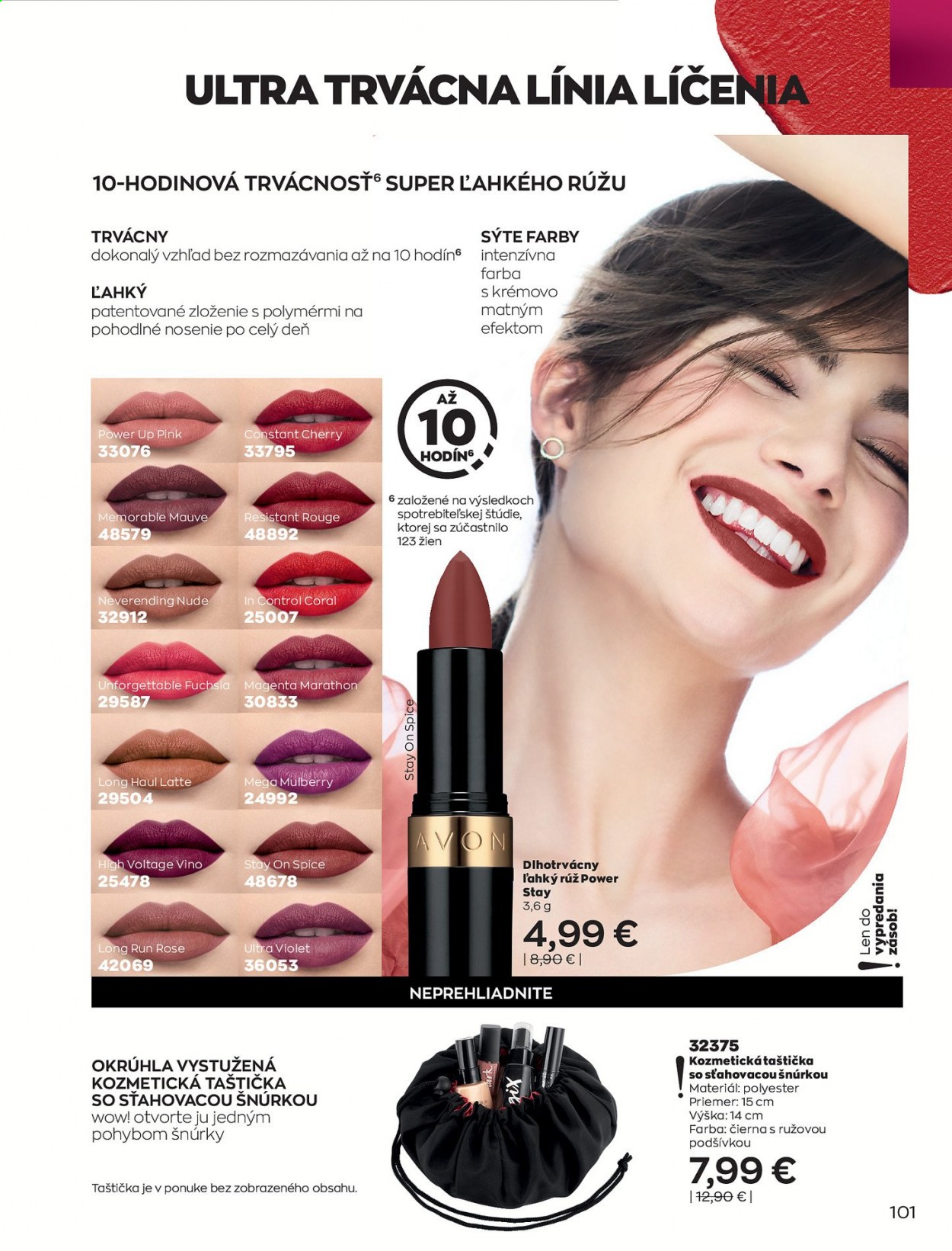 Leták Avon - 1.3.2021 - 31.3.2021. Strana 101