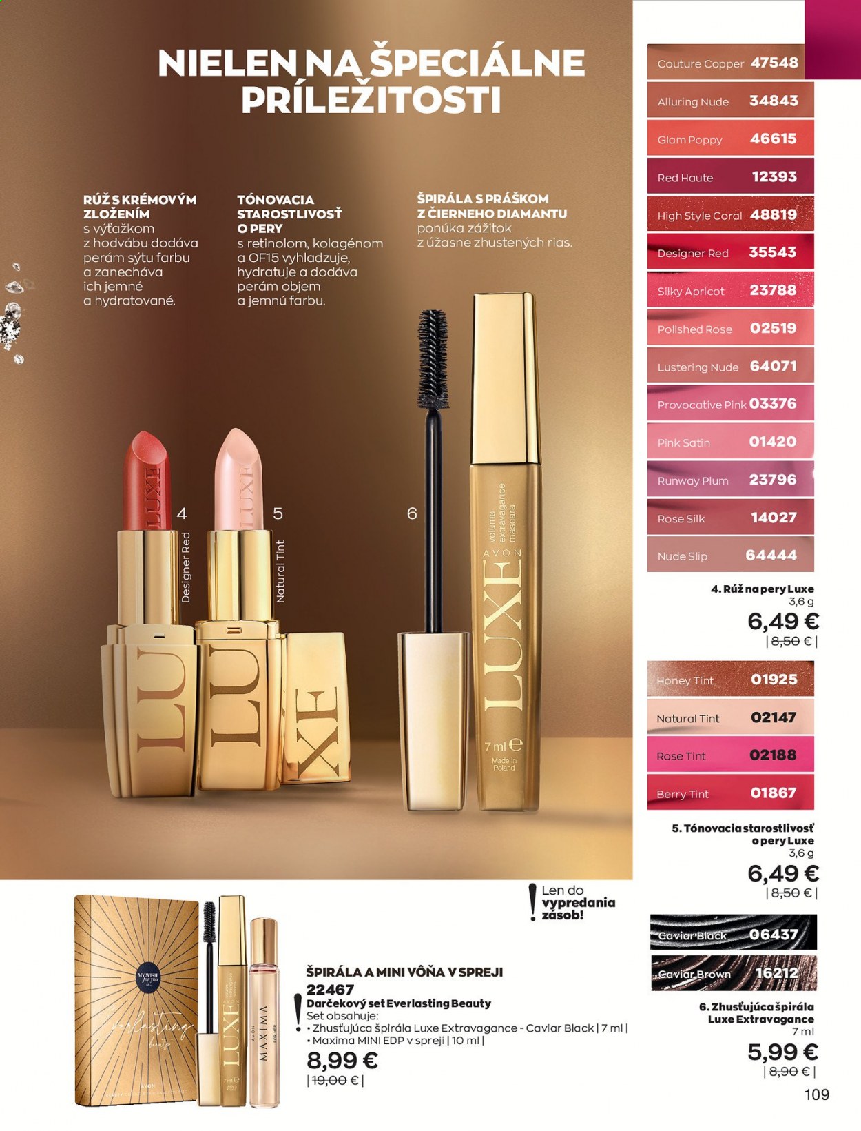 Leták Avon - 1.3.2021 - 31.3.2021. Strana 109