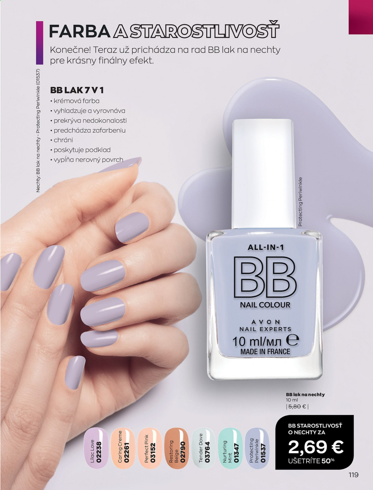 Leták Avon - 1.3.2021 - 31.3.2021. Strana 119