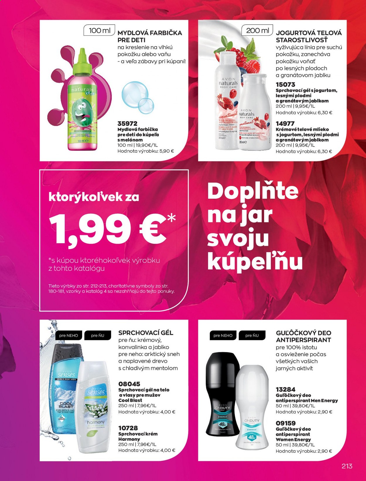Leták Avon - 1.3.2021 - 31.3.2021. Strana 213