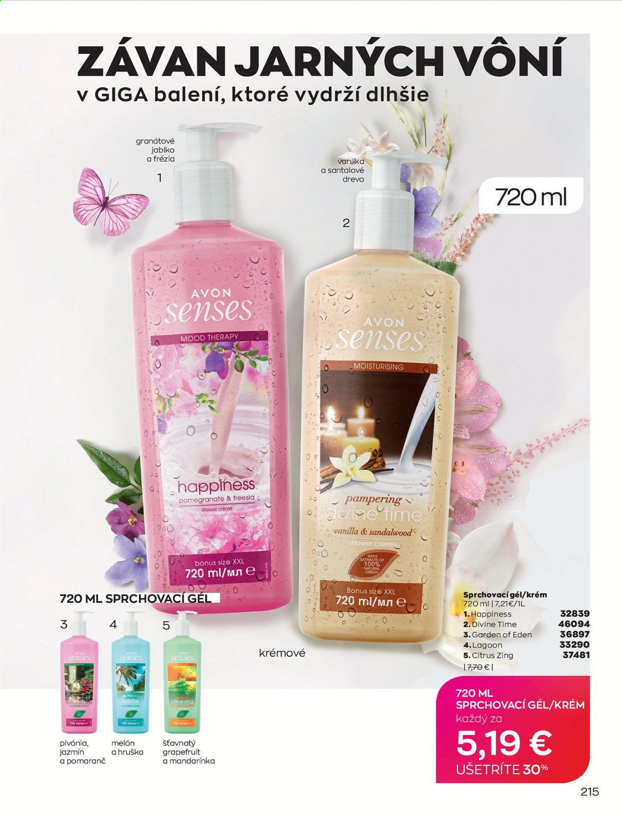Leták Avon - 1.3.2021 - 31.3.2021. Strana 215