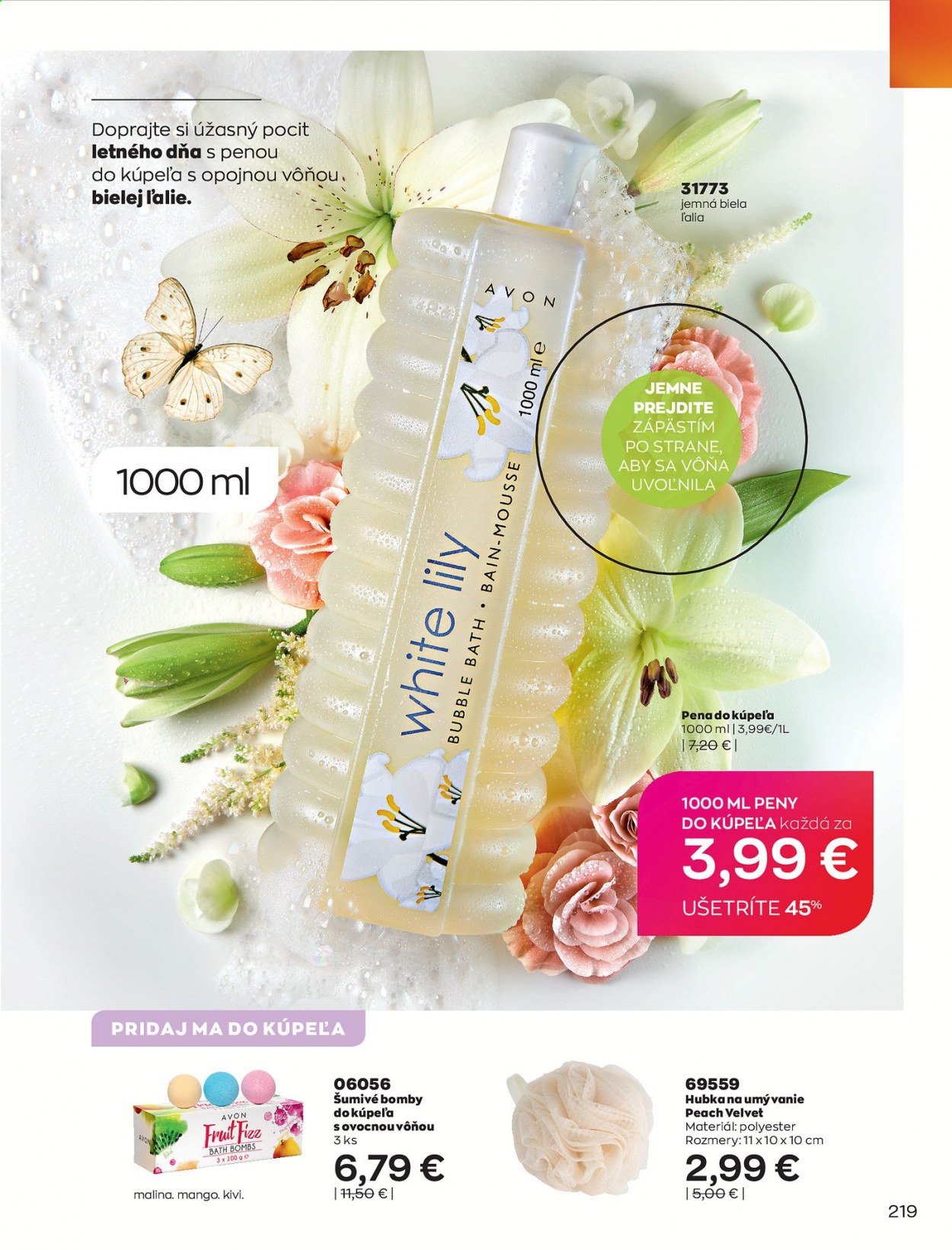 Leták Avon - 1.3.2021 - 31.3.2021. Strana 219