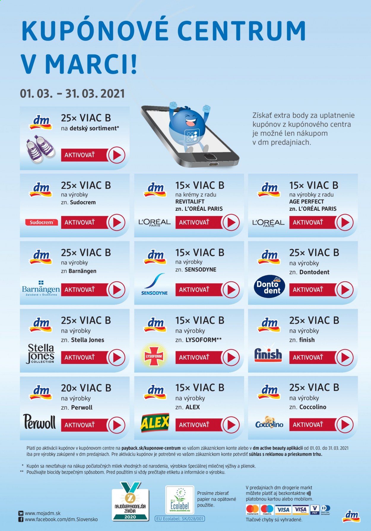 Leták dm drogerie - 1.3.2021 - 31.3.2021. Strana 32