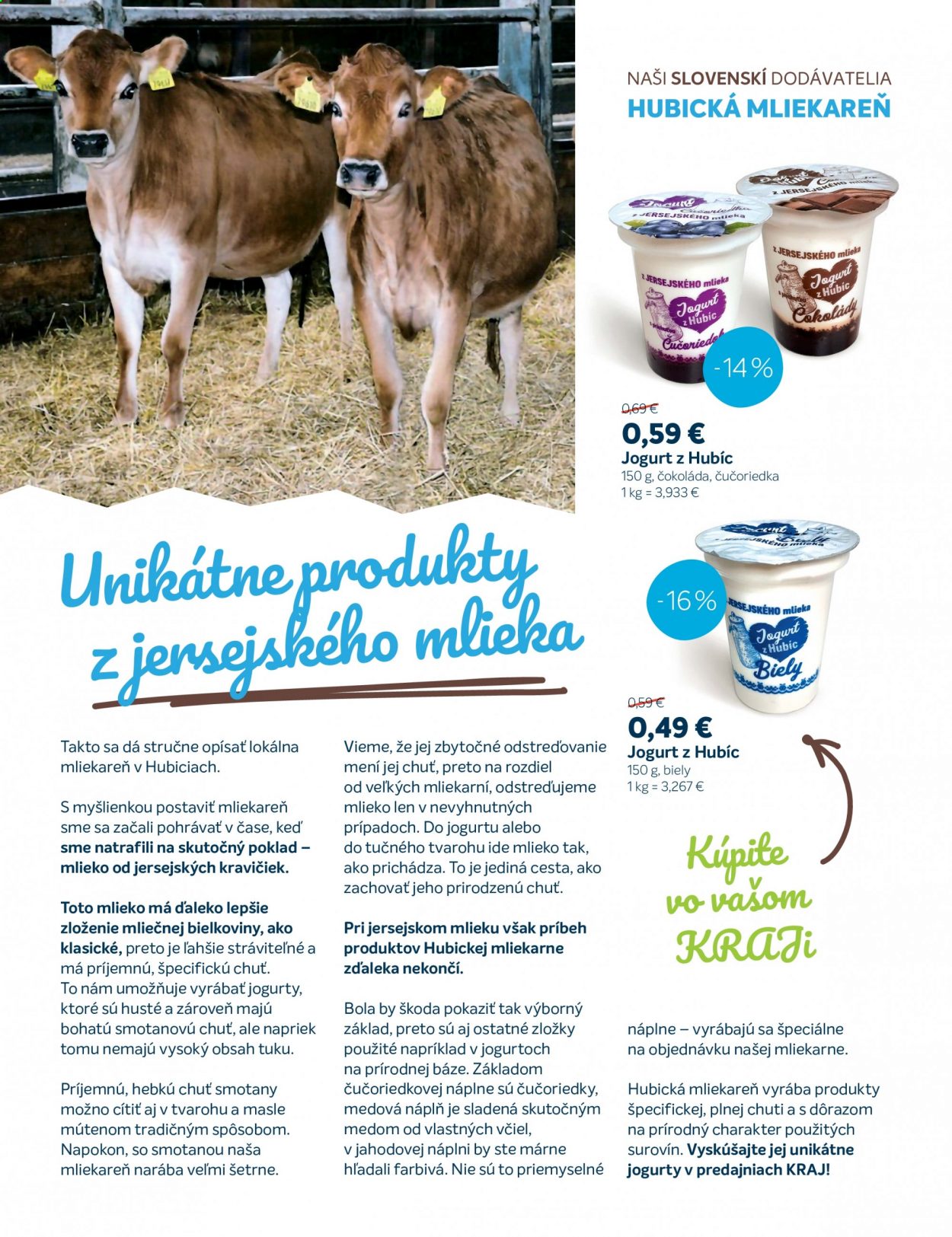 thumbnail - Leták Kraj - 4.3.2021 - 10.3.2021 - Produkty v akcii - čučoriedky, PRETO, jogurt, mlieko. Strana 2.