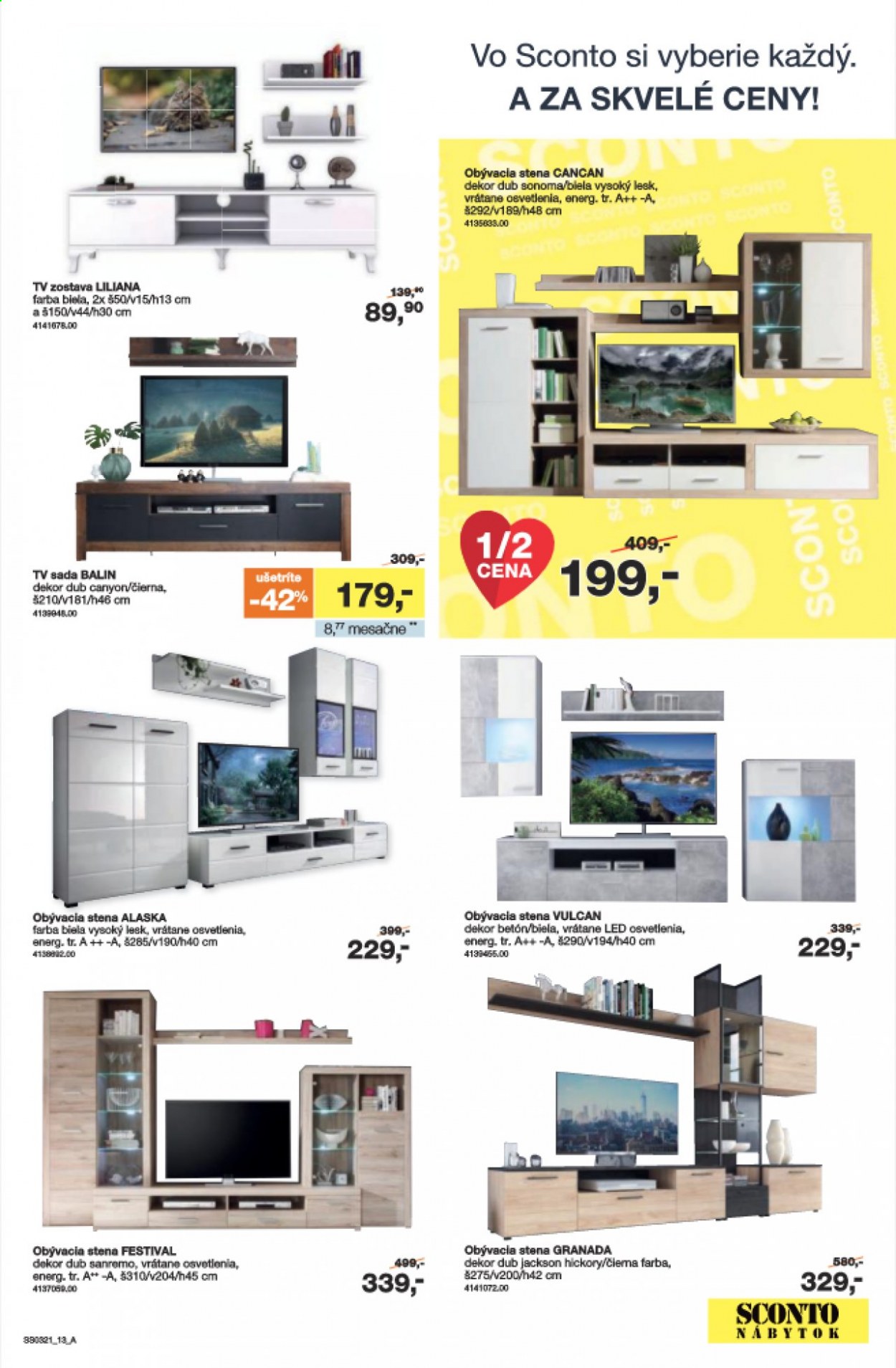 Leták Sconto nábytok - 1.3.2021 - 25.3.2021. Strana 13
