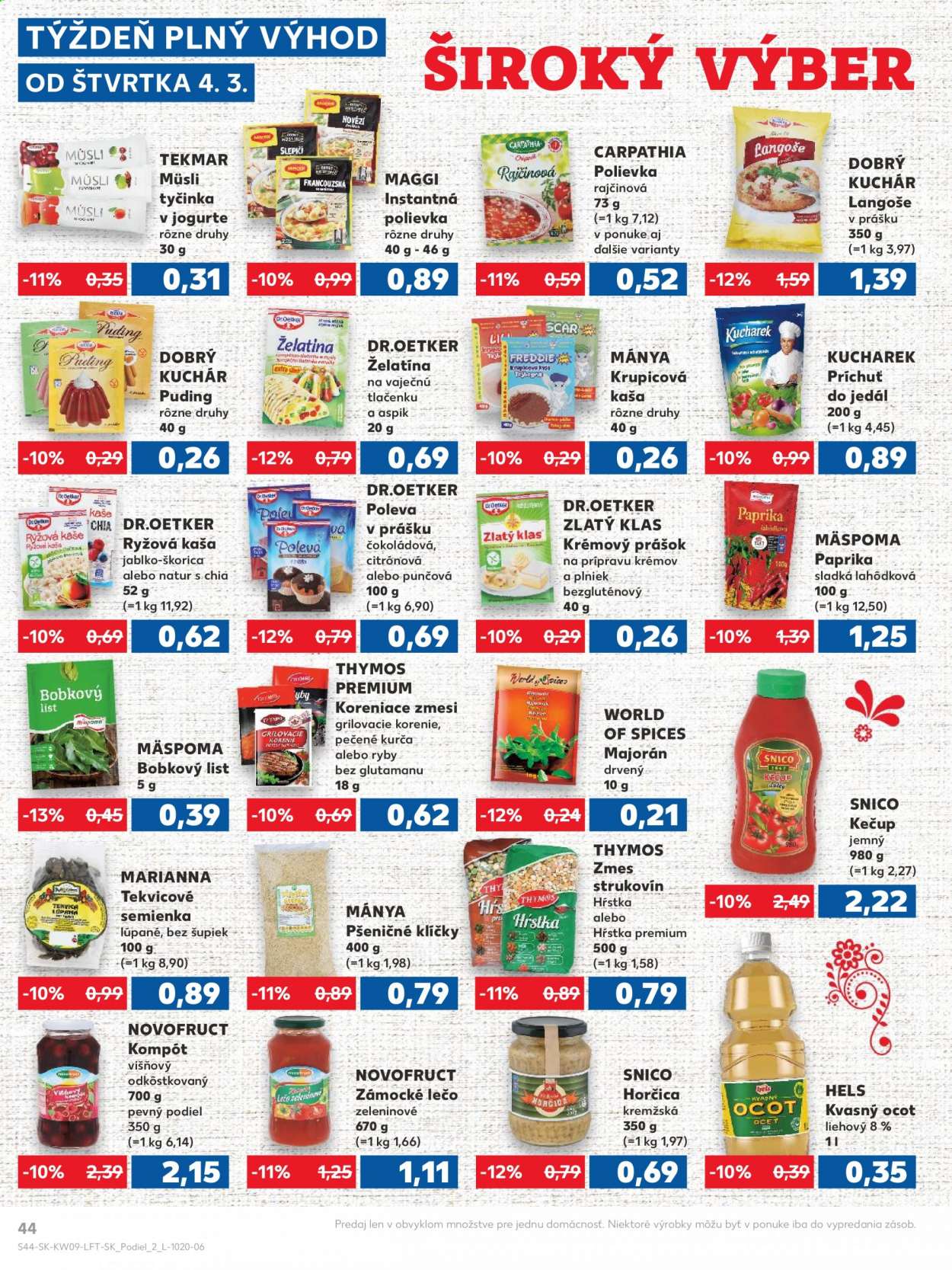 Leták Kaufland - 4.3.2021 - 10.3.2021. Strana 44