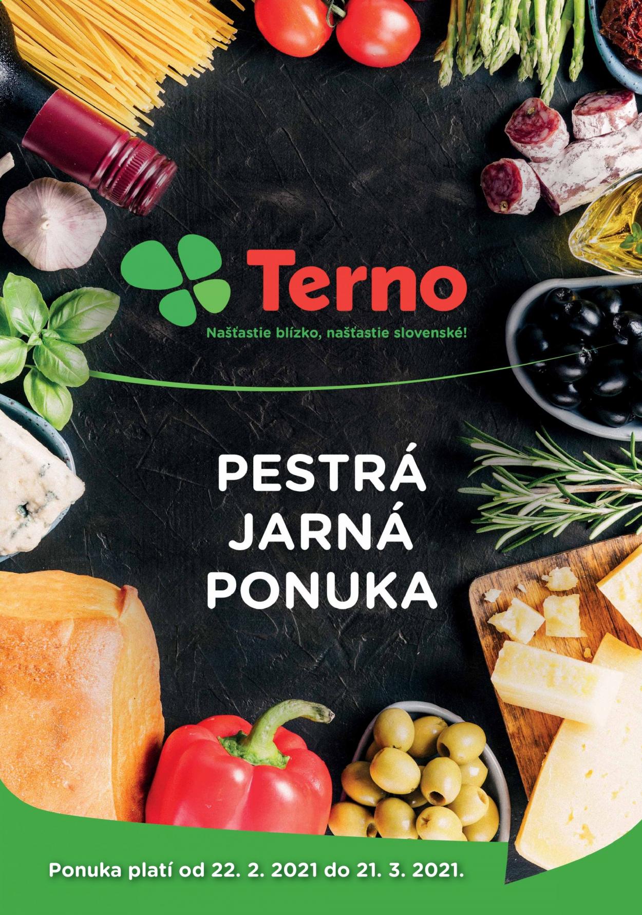 Leták Terno - 22.2.2021 - 21.3.2021. Strana 1
