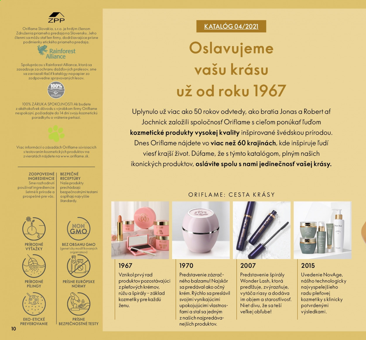 Leták Oriflame - 2.3.2021 - 22.3.2021. Strana 10