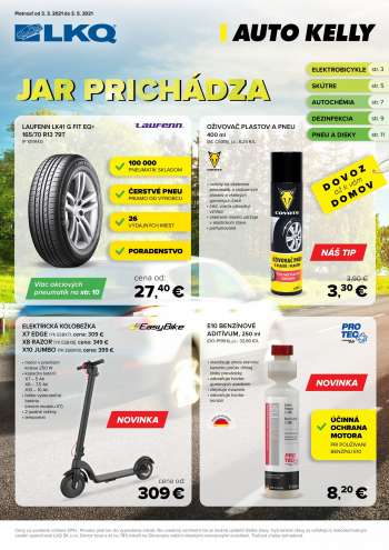 Leták Auto Kelly - 3.3.2021 - 3.5.2021.