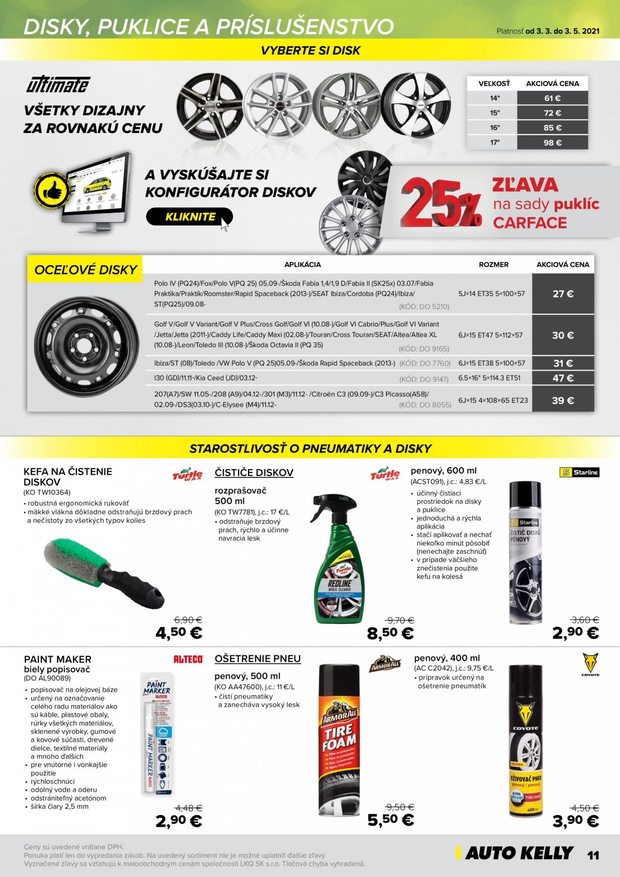 Leták Auto Kelly - 3.3.2021 - 3.5.2021. Strana 11