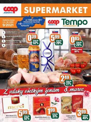 Leták COOP Jednota - 4.3.2021 - 10.3.2021.