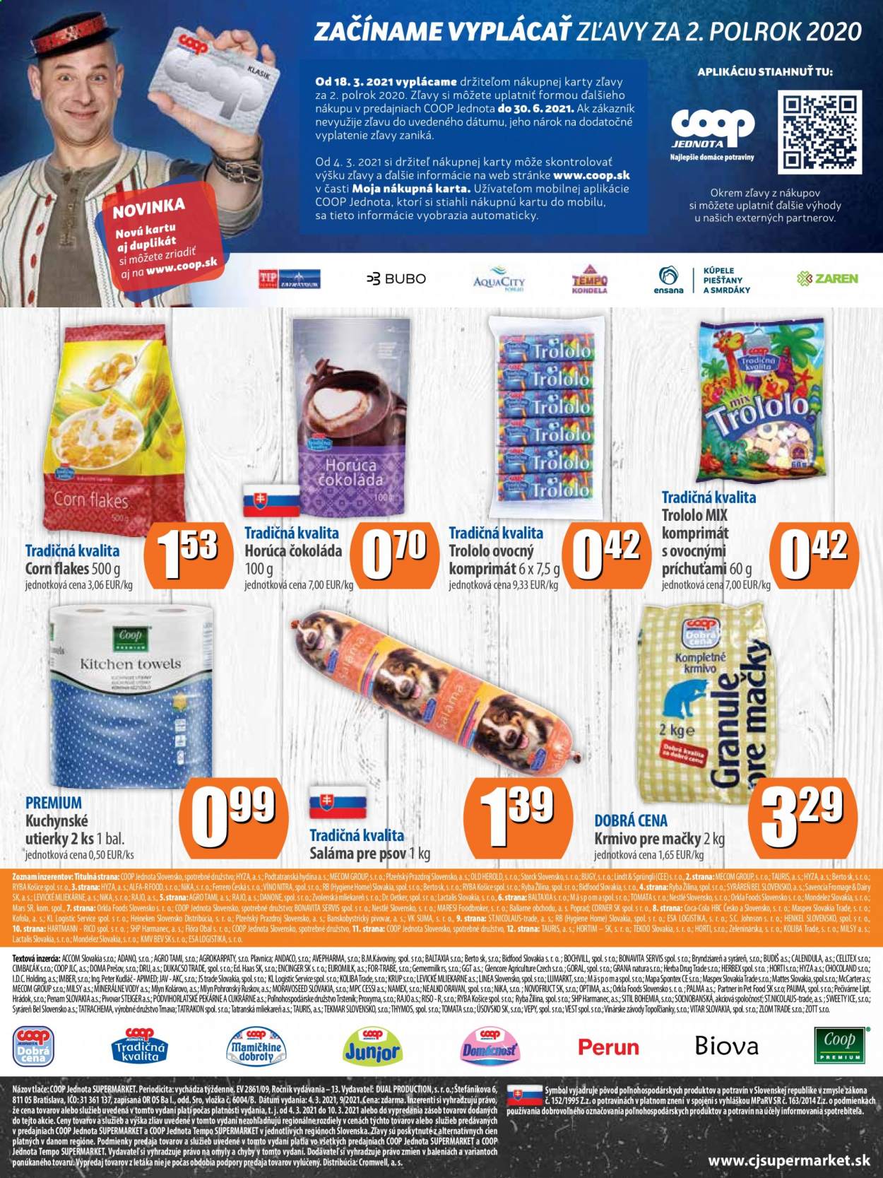 Leták COOP Jednota - 4.3.2021 - 10.3.2021. Strana 11