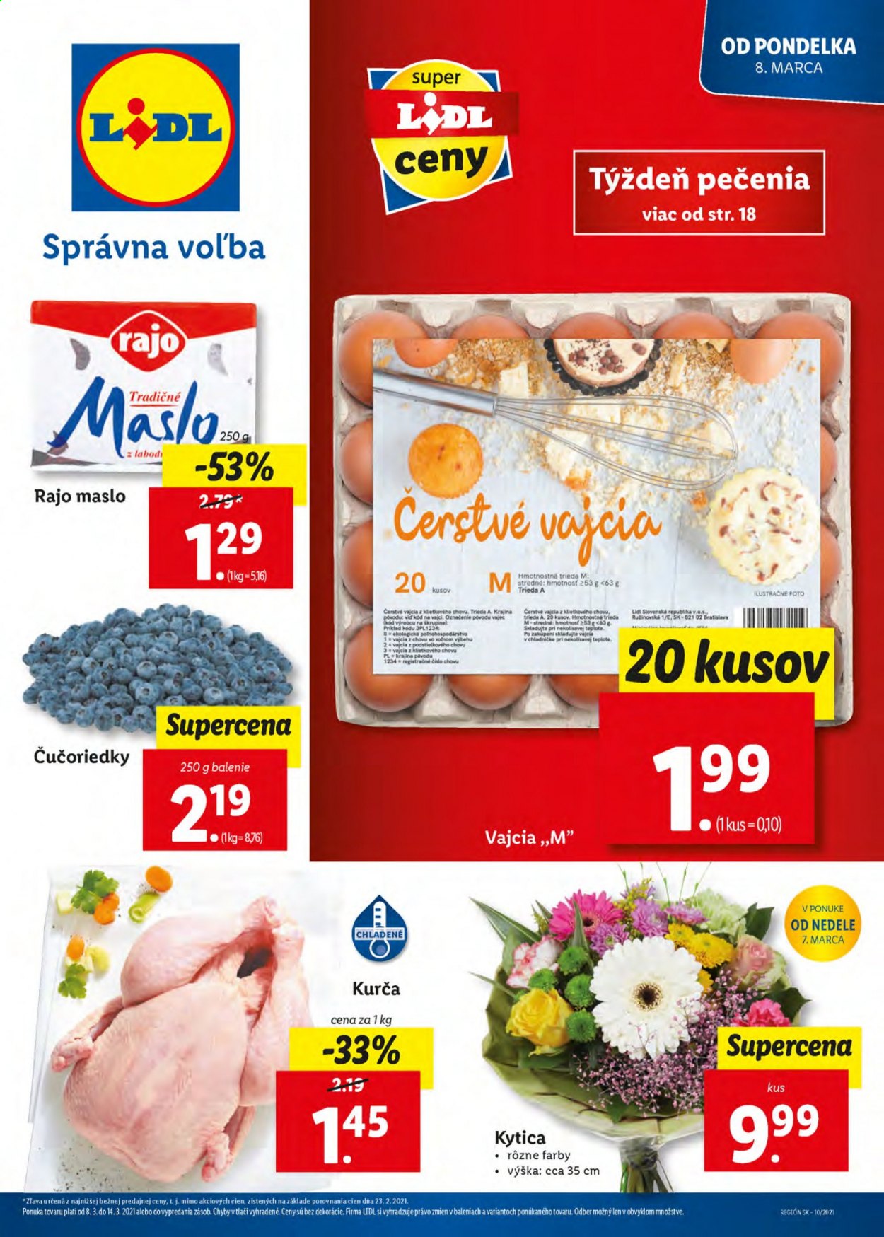 Leták Lidl - 8.3.2021 - 14.3.2021. Strana 1