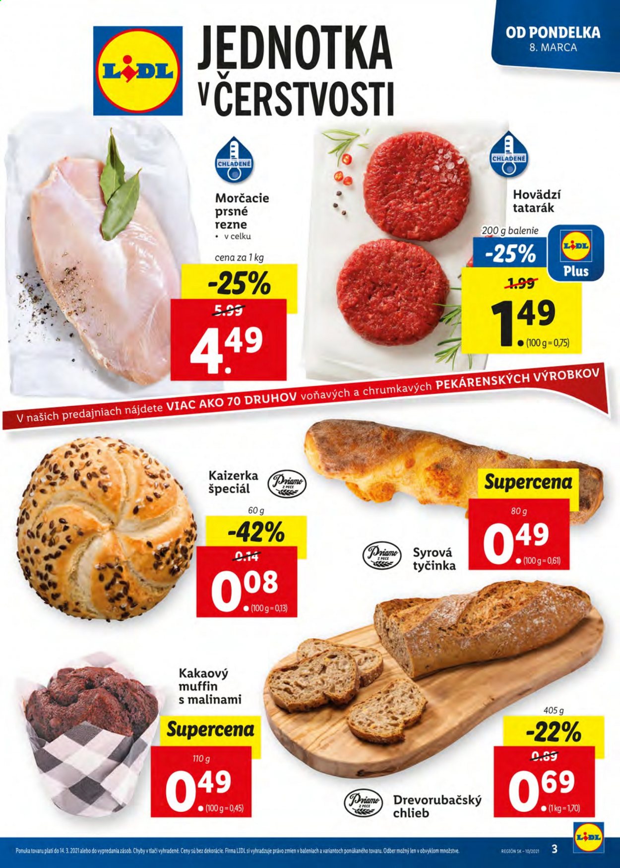 Leták Lidl - 8.3.2021 - 14.3.2021. Strana 3