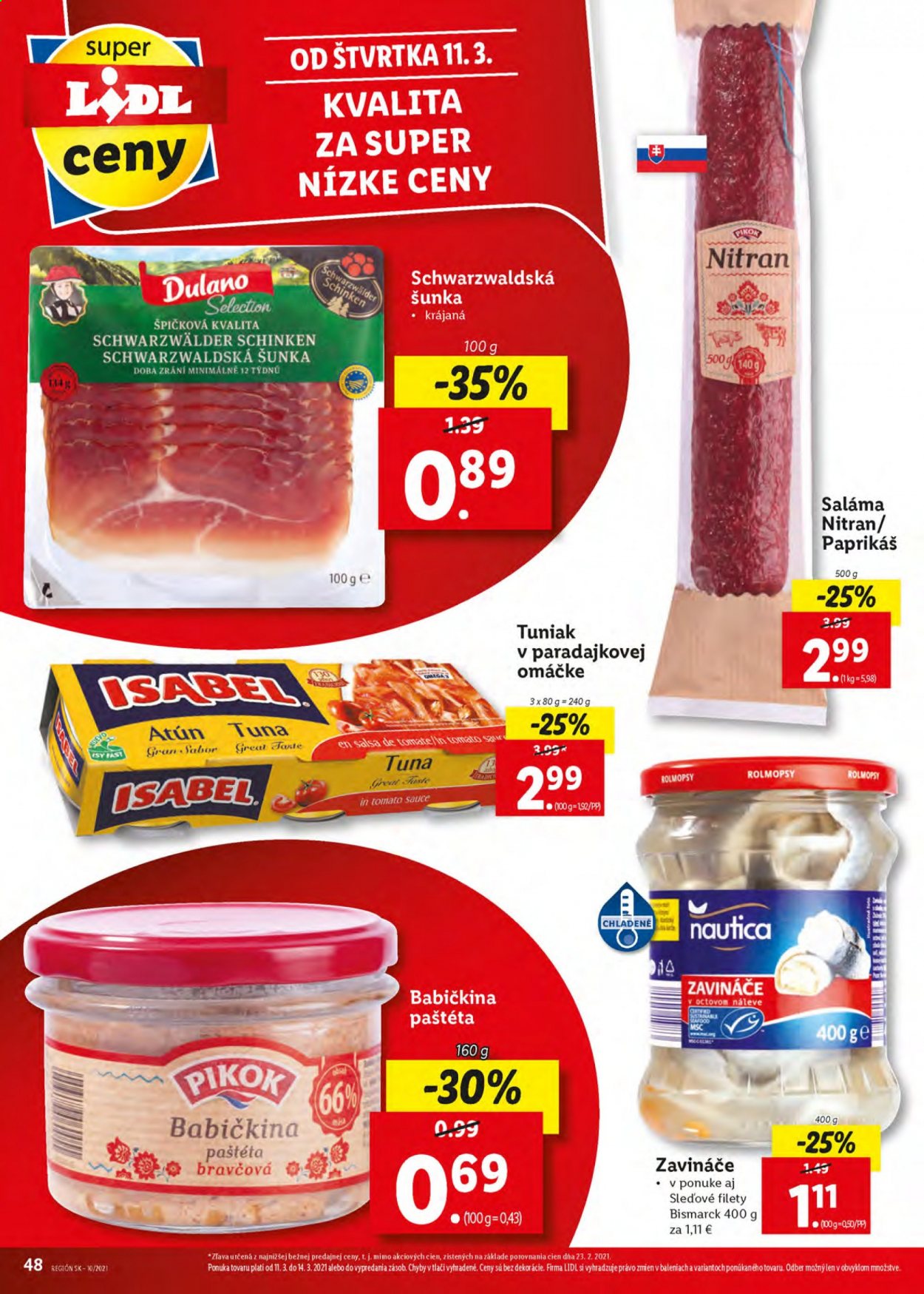Leták Lidl - 8.3.2021 - 14.3.2021. Strana 48