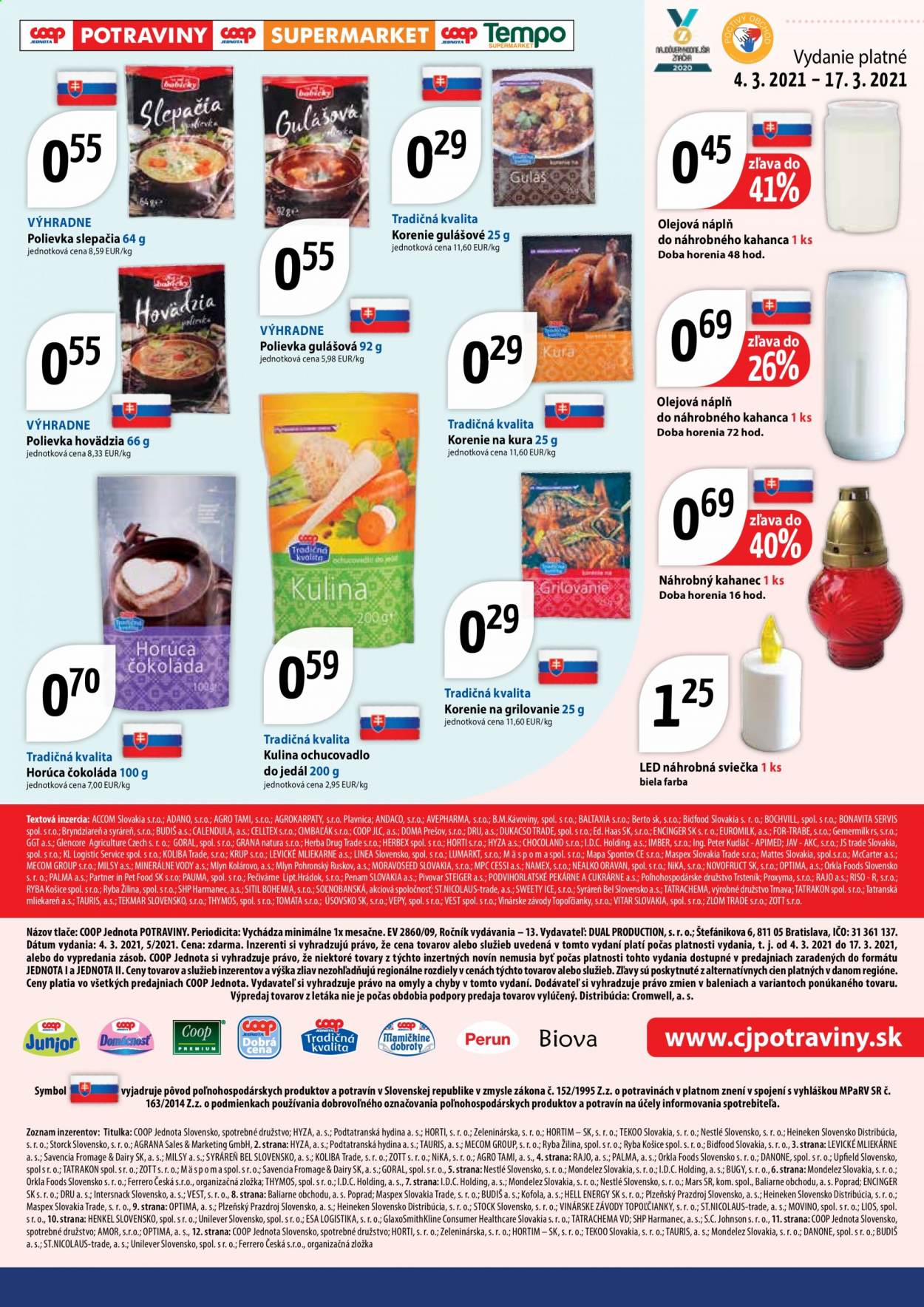Leták COOP Jednota - 4.3.2021 - 17.3.2021. Strana 11