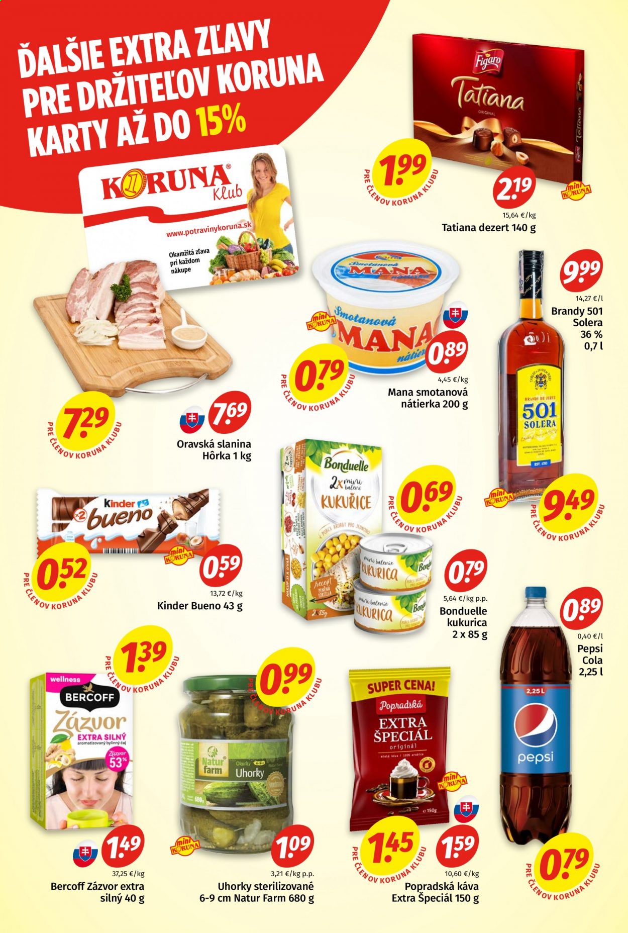 Leták Potraviny KORUNA - 5.3.2021 - 17.3.2021. Strana 3