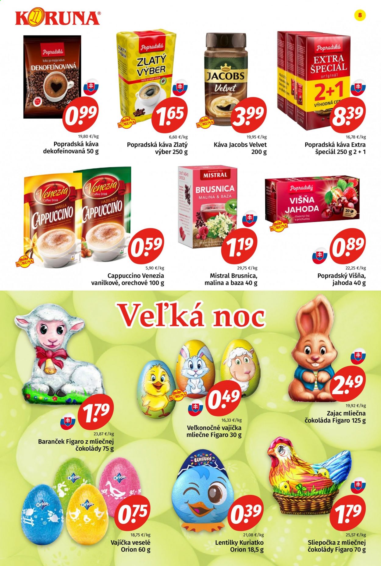Leták Potraviny KORUNA - 5.3.2021 - 17.3.2021. Strana 8