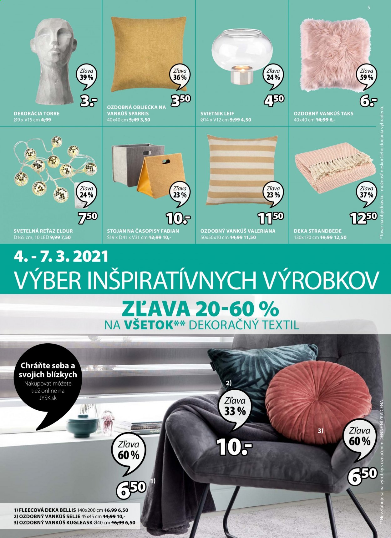 Leták JYSK - 4.3.2021 - 17.3.2021. Strana 5