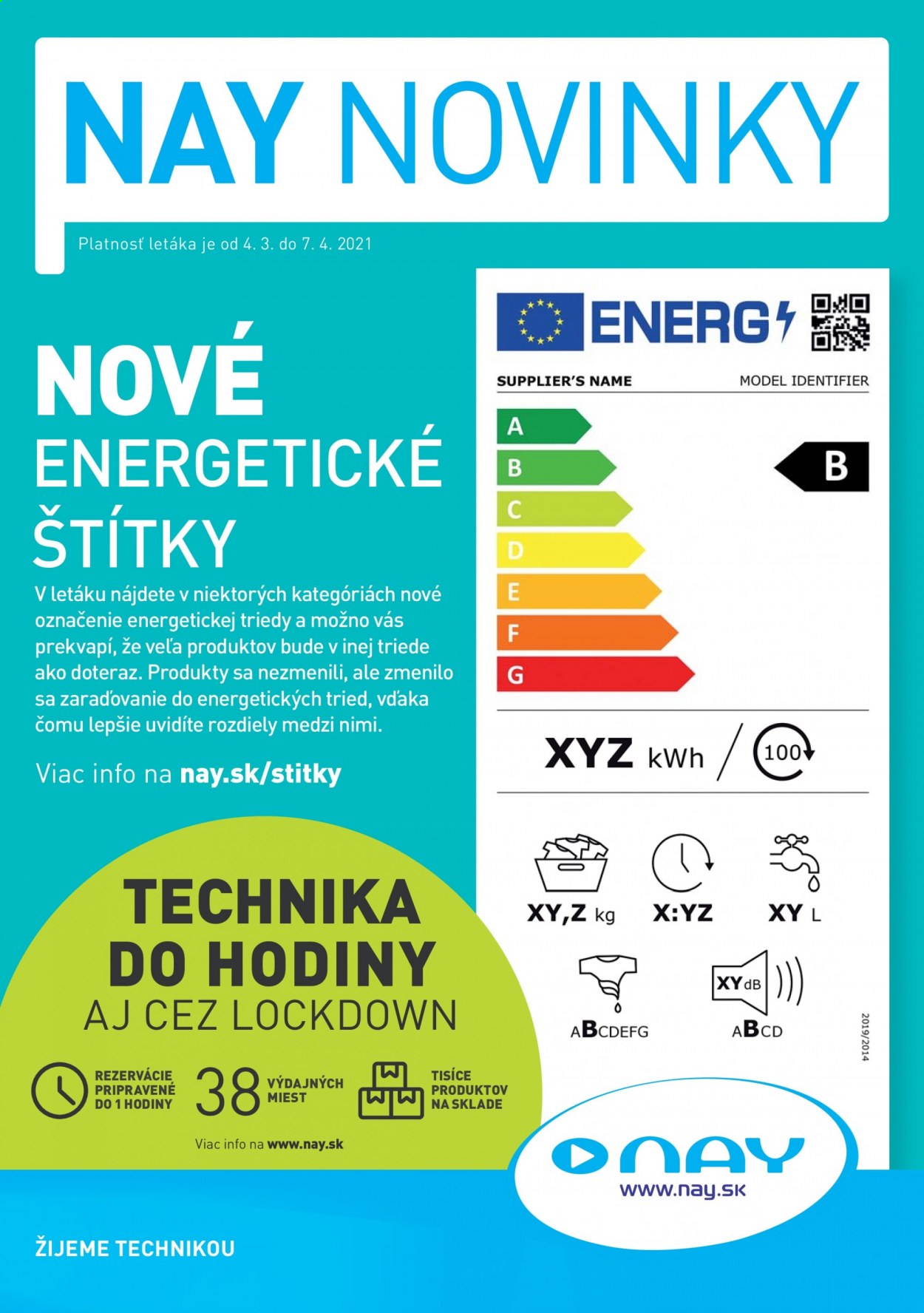 Leták NAY Elektrodom - 4.3.2021 - 7.4.2021. Strana 1