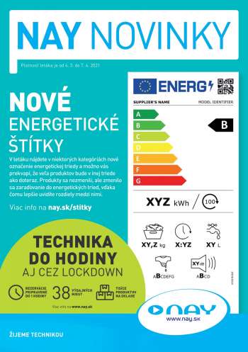 Leták NAY Elektrodom - 4.3.2021 - 7.4.2021.
