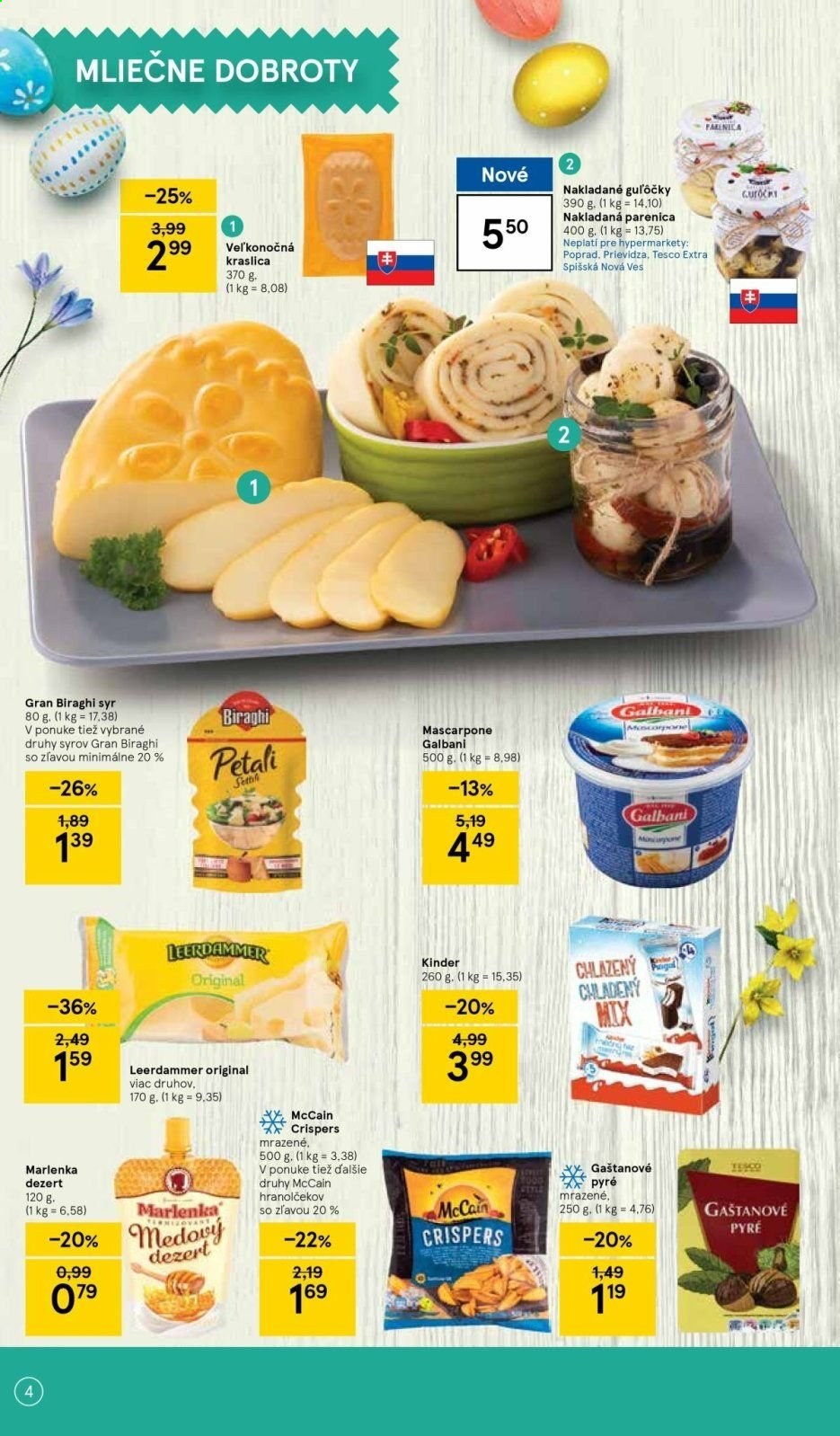 Leták TESCO - 9.3.2021 - 3.4.2021. Strana 4