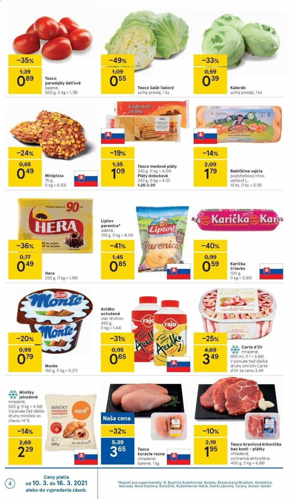 Leták TESCO supermarket - 10.3.2021 - 16.3.2021. Strana 4